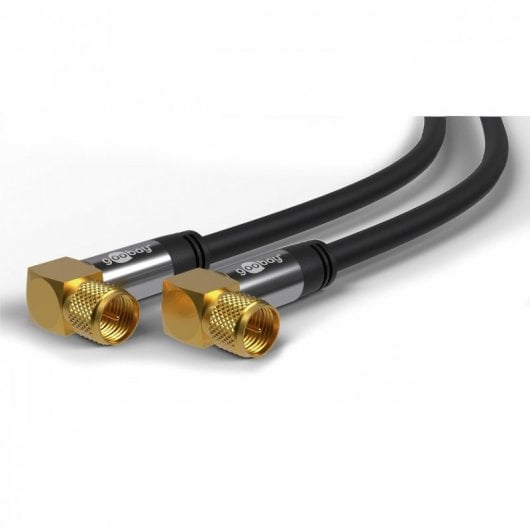 Goobay 70589 câble coaxial 10 m F Noir