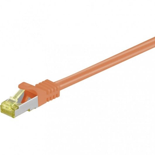 Cavo di rete Goobay SFTP CAT7 25 cm arancione