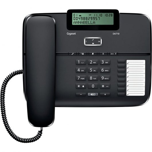 Gigaset DA710 Teléfono Fijo Negro