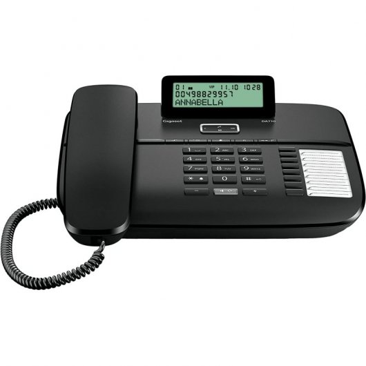 Gigaset DA710 Teléfono Fijo Negro