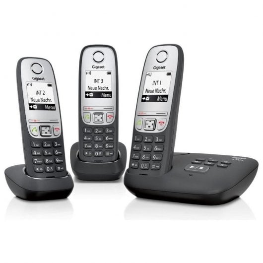 Gigaset A415A Trio Teléfonos Inalámbricos DECT Negro