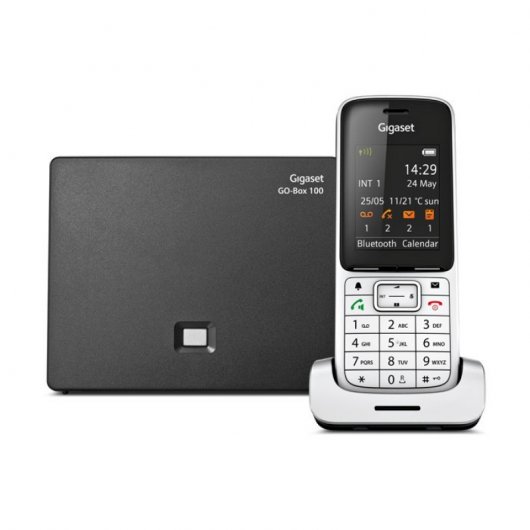 Gigaset SL450A GO Teléfono Inalámbrico Platino/Negro