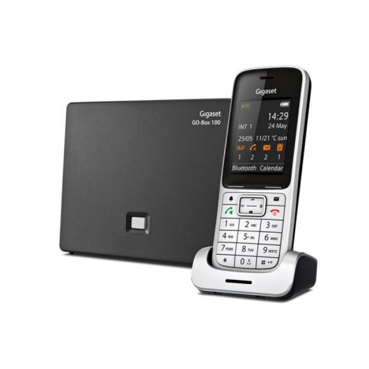 Gigaset SL450A GO Teléfono Inalámbrico Platino/Negro