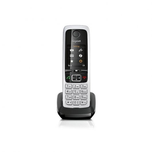 Gigaset C430HX Teléfono Inalámbrico DECT Negro/Plata