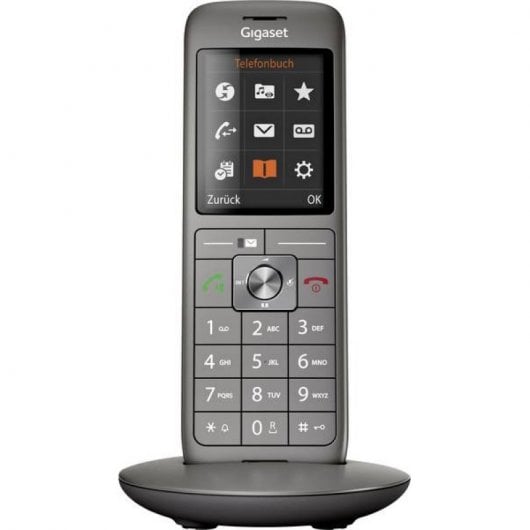 Gigaset CL660HX Telefone Suplente para Routers DECT/GAP Cinzento