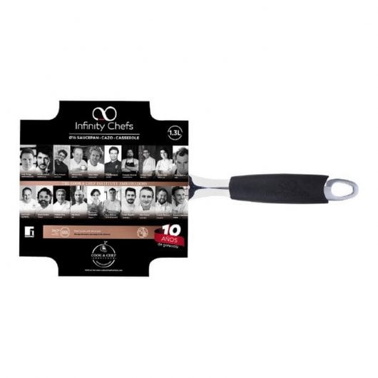 Bergner Infinity Chefs Cazo de Acero Inoxidable 16x7.5cm