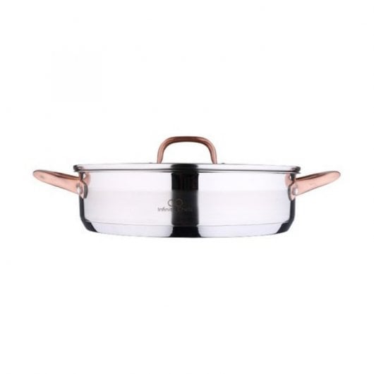 Bergner Infinity Chefs Tartera con Tapa Acero Inoxidable 28x7cm
