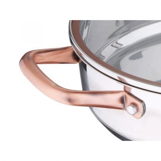 Bergner Infinity Chefs Tartera con Tapa Acero Inoxidable 28x7cm
