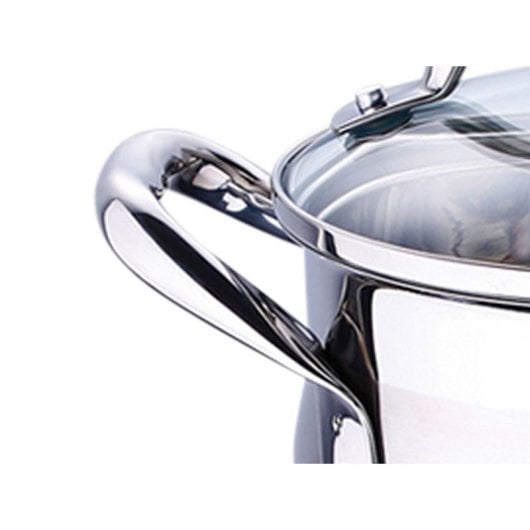 Bergner Gourmet Cacerola con Tapa 5.6L 24x13.5cm Acero Inoxidable