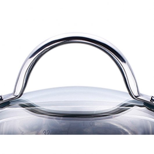 Bergner Gourmet Cacerola con Tapa 5.6L 24x13.5cm Acero Inoxidable