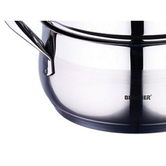 Bergner Gourmet Set Vaporera 3 Piezas 18cm Acero Inoxidable