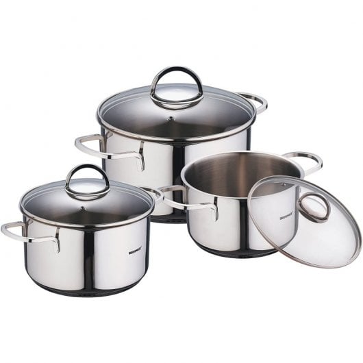 Bergner Classic Batería de Cocina 6 Piezas Acero Inoxidable