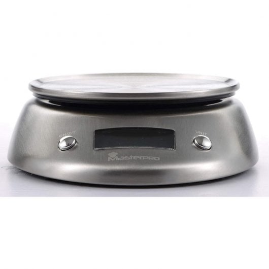 Bergner Masterpro Foodies Báscula de Cocina Electrónica Acero Inoxidable