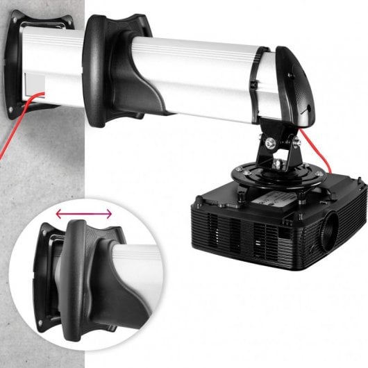 Duronic PB010XM Soporte Extensible Articulado de Proyector Universal para Techo o Pared
