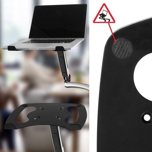 Duronic DML2 Soporte de Escritorio para Portátiles Compatible con Duronic DM45/DM55/DM65