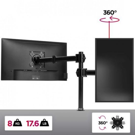 Duronic DM251X3 Soporte para Monitor 13"/27" VESA 100x100 Máx 8Kg