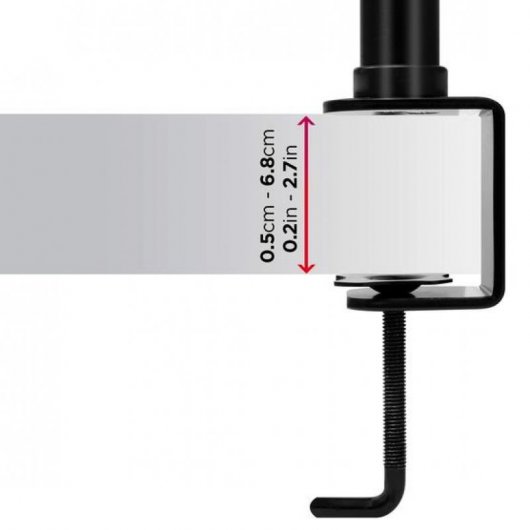 Duronic DM251X3 Soporte para Monitor 13"/27" VESA 100x100 Máx 8Kg