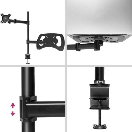 Duronic DM25L1X1 Soporte Brazo para Monitor 13"/27" VESA 100x100 Máx 8Kg