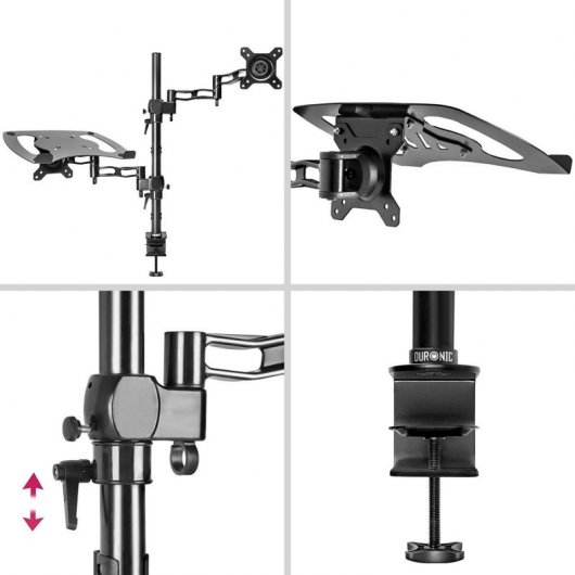 Duronic DM35L1X1 Soporte para Pantalla 13"/27" VESA 100x100 Máx 8Kg