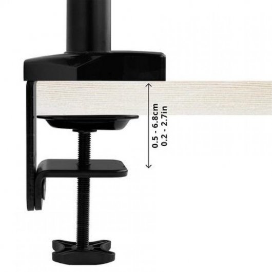 Duronic DMG52 Soporte para Monitor 15"/27" VESA 100x100 Máx 8Kg