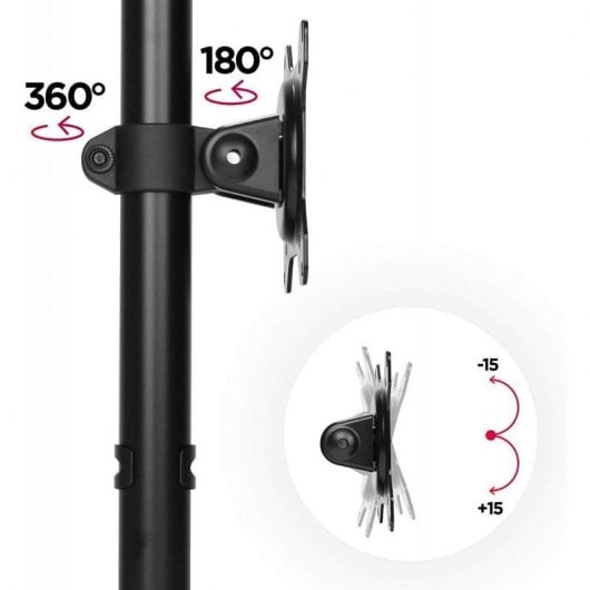 Duronic DM151X1 Soporte para Monitor 13"/27" VESA 100x100 8Kg