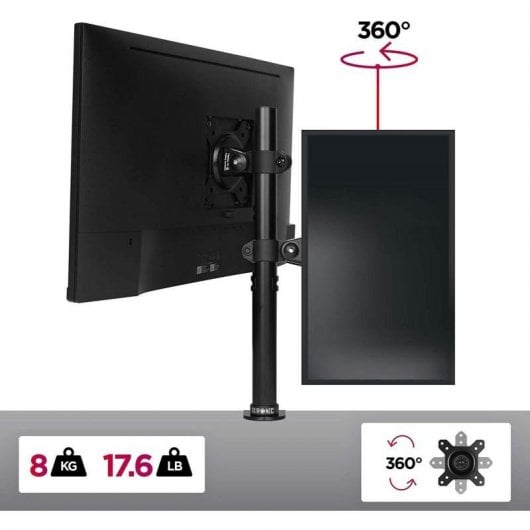 Duronic DM151X1 Soporte para Monitor 13"/27" VESA 100x100 8Kg