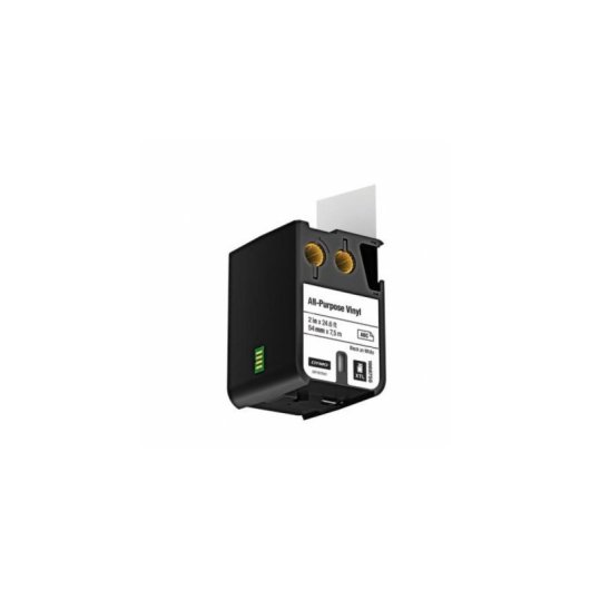 Vinyl-Etikett Multiuse Dymo XTL 54mm x 7m Schwarz/Weiß