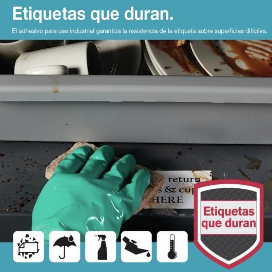 Dymo LW Rollo de 300 Etiquetas Industriales 59x102mm Blanco