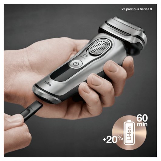 Braun Series 9 9390cc Afeitadora Inalámbrica Plata