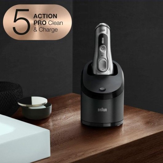 Braun Series 9 9390cc Afeitadora Inalámbrica Plata