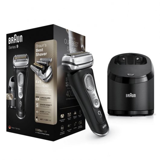Braun Series 9 9380cc Afeitadora Inalámbrica Plata