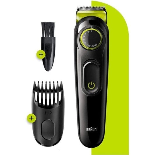 Braun BT 3221 Recortadora de Barba Negra/Verde