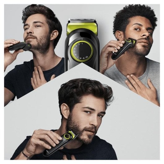 Braun BT 3221 Recortadora de Barba Negra/Verde