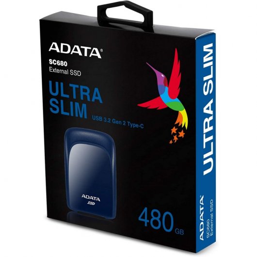 Adata SC680 2.5" SSD 480GB USB-C Azul