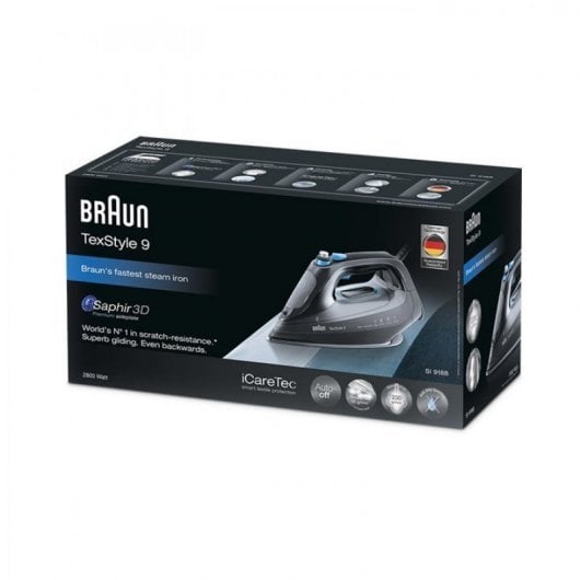 Braun TexStyle 9 SI 9188 E BK Plancha de Vapor 2800W