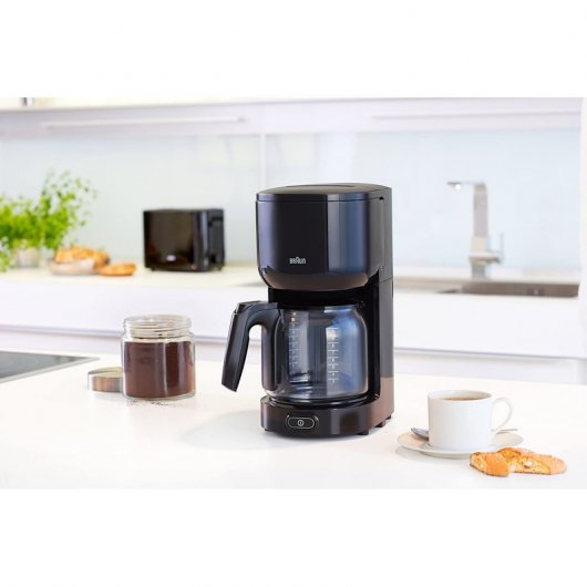 Braun PurEase Breakfast KF 3120 BK Cafetera de Goteo 1000W Negra