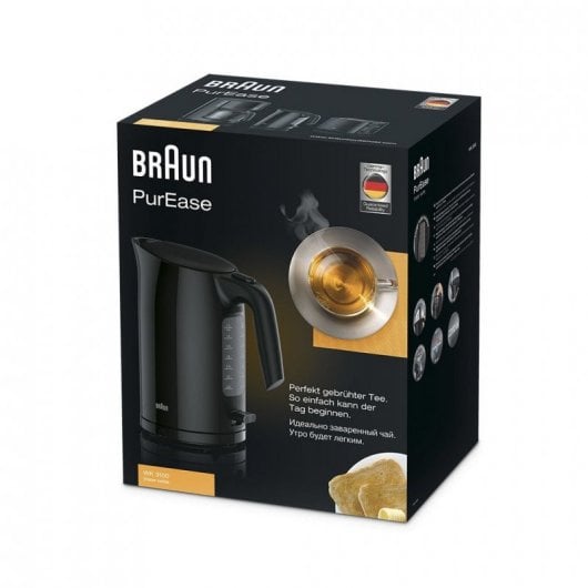 Braun PurEase WK 3100 BK Hervidor de Agua 1.7L 2200W Negro