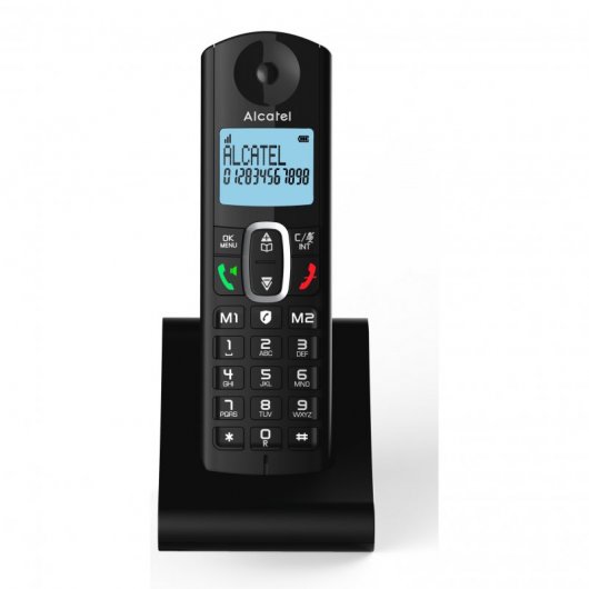 Alcatel F685 Duo Pack 2 Teléfonos Inalámbricos DECT Negros