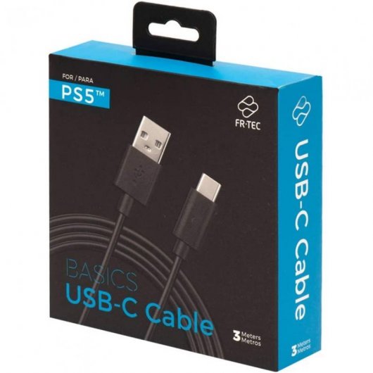 Câble FR-TEC USB-C pour Manette PS5 3m