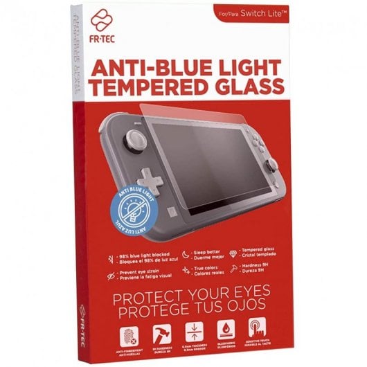FR-TEC Cristal Templado con Filtro de Luz Azul para Nintendo Switch Lite