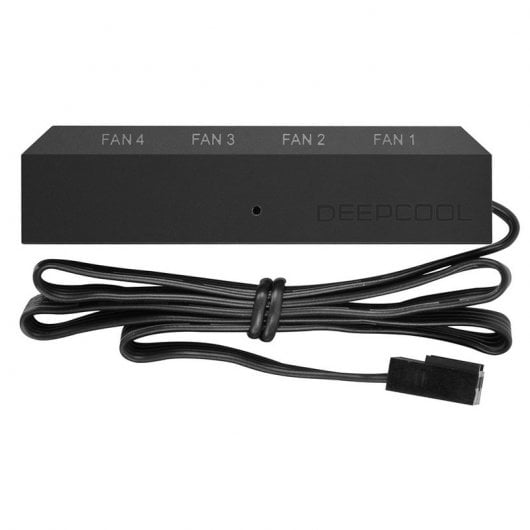 DeepCool FH-04 HUB per ventole 4 porte Nero