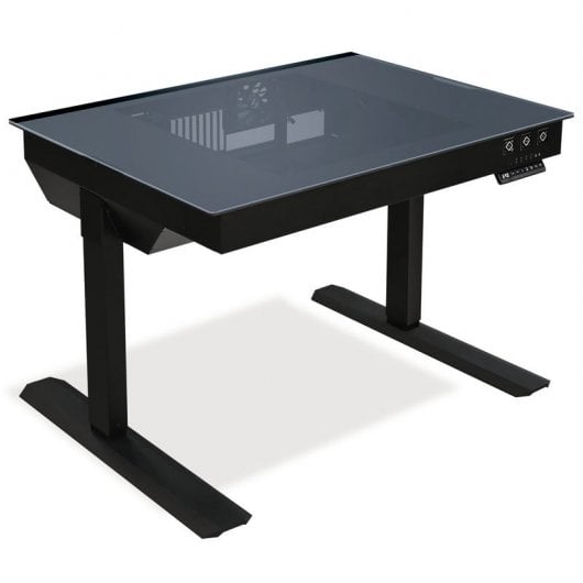 Lian-Li DK-04 Cristal Templado USB 3.0 Negra