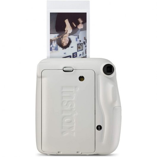 Fujifilm Pack Instax Mini 11 Blanca + 20 Fotos + Álbum Pasaporte + Etiqueta Maleta Mr. Wonderful