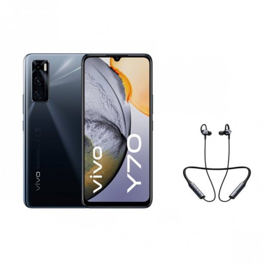 Vivo Y70 8GB/128GB 6,44'' Gravity Black + Auriculares Wireless Sport