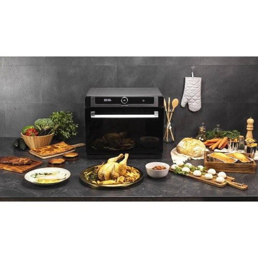 Four vapeur combiné Cecotec Bake&Steam 4000 Combi Gyro 40 L Noir vapeur, convection, air chaud