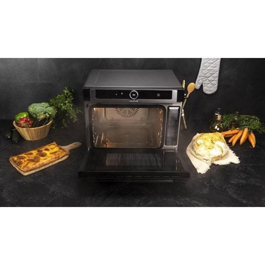 Four vapeur combiné Cecotec Bake&Steam 4000 Combi Gyro 40 L Noir vapeur, convection, air chaud