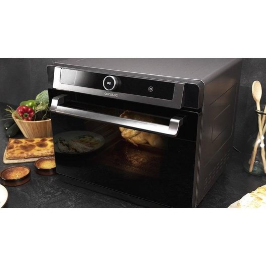 Four vapeur combiné Cecotec Bake&Steam 4000 Combi Gyro 40 L Noir vapeur, convection, air chaud