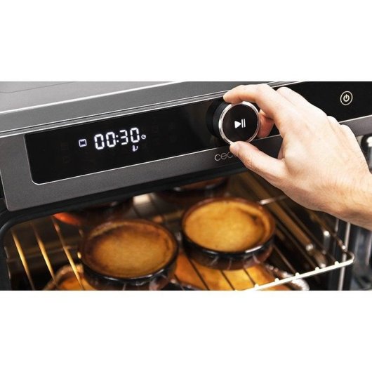 Four vapeur combiné Cecotec Bake&Steam 4000 Combi Gyro 40 L Noir vapeur, convection, air chaud