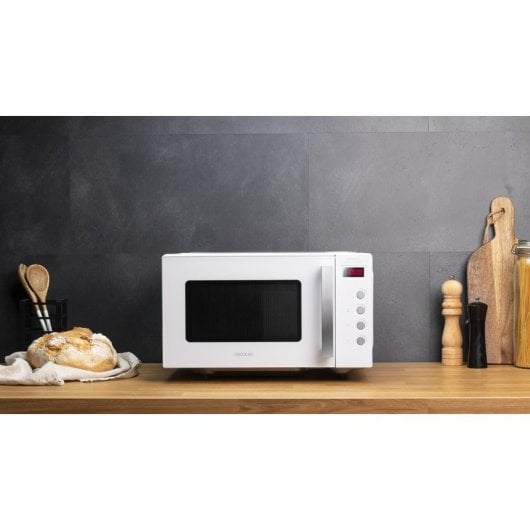 Cecotec GrandHeat 2000 Flatbed Microondas sin Plato Blanco