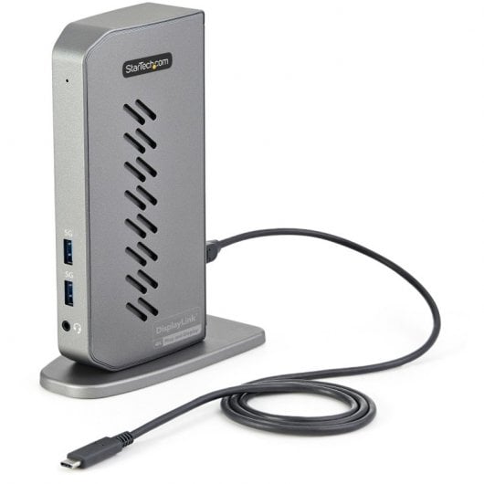 Startech Docking Station Híbrido USB 3.0 para Ordenador Portátil USB Tipo C o USB-A  para 2 Monitores HDMI o DisplayPort